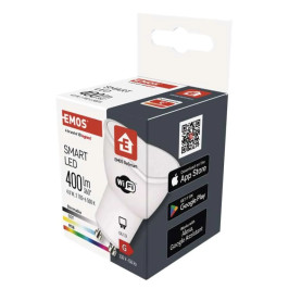 Lemputė LED GU10, 230V, 4,8W, 400lm, 2700K - 6500K, RGB, išmanioji Wi-Fi, valdoma programėle, TUYA / Smart Life, EMOS
