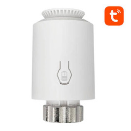 Išmanusis ZigBee TUYA termostatas radiatoriui su indikacija, valdomas programėle