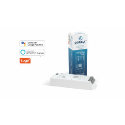 LED valdiklis DIM / RGBW / CCT, 12-24V 5x6A, TUYA Wi-Fi, Cobalt