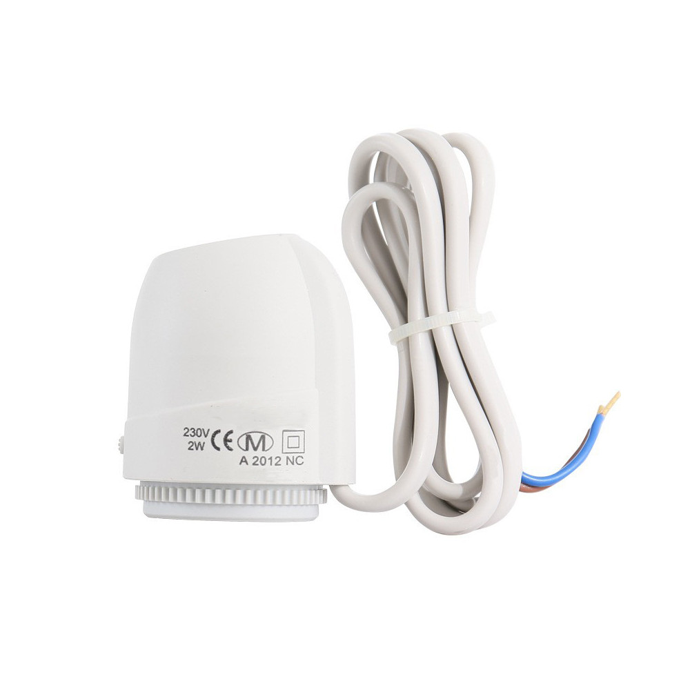 Termo pavara šildymo sistemai, 230Vac, 2W, NC įprastai uždaryta, M30x1.5