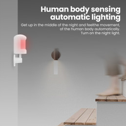 Išmanusis PIR judesio jutiklis, ZigBee, 2x AAA, TUYA / Smart Life, CR2450
