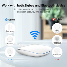 TUYA sistemos ZigBee - Bluetooth - Wifi stotelė, BRIDGE, USB C, tamsisi mėlyna