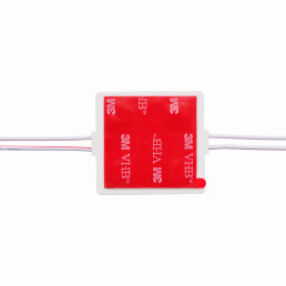 LED modulis 12V 2W, 244lm, šaltai balta 6500K, 170°, IP67, LEMLUX
