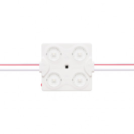 LED modulis 24V 2W, 244lm, šaltai balta 6500K, 170°, IP67, LEMLUX