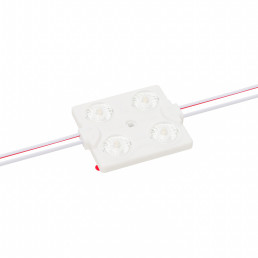 LED modulis 24V 2W, 244lm, šaltai balta 6500K, 170°, IP67, LEMLUX