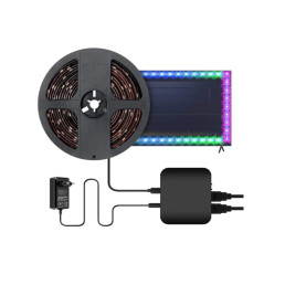 LED juostos komplektas TV arba monitoriaus 45-50'' AMBIENT apšvietimui, HDMI SYNC, skaitmeninis