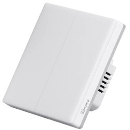 Išmanusis Wi-Fi liečiamas sieninis jungiklis T5-2C-86, 100-240V AC, 2x5A, 300W, SONOFF