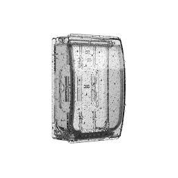 Vandeniui atspari dėžutė Box R2 152,5mm x 100mm x 48mm skaidri PC V0 SONOFF