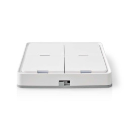 Išmanusis Zigbee SmartLife belaidis sieninis jungiklis, programuojamas, 12 funkcijų, CR2430, baltas