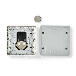 Išmanusis Zigbee SmartLife belaidis sieninis jungiklis, programuojamas, 12 funkcijų, CR2430, baltas