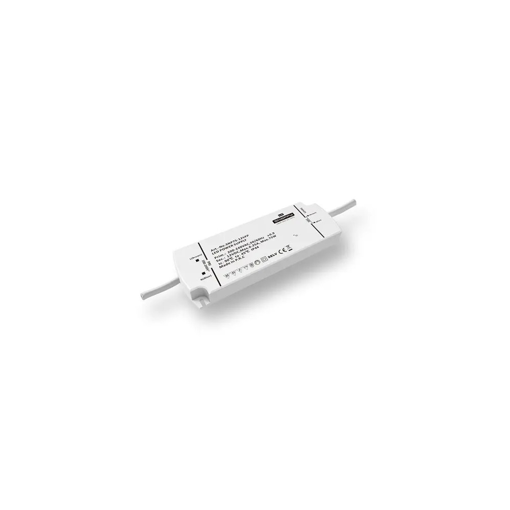 Impulsinis LED maitinimo šaltinis 12Vdc, 6.25A, IP44, SLIM