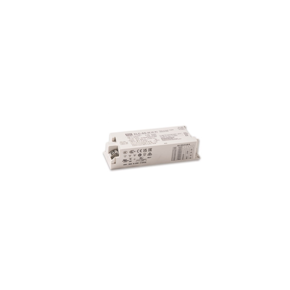 Impulsinis maitinimo šaltinis LED 12V 5A, valdomas, IP20, MEAN WELL