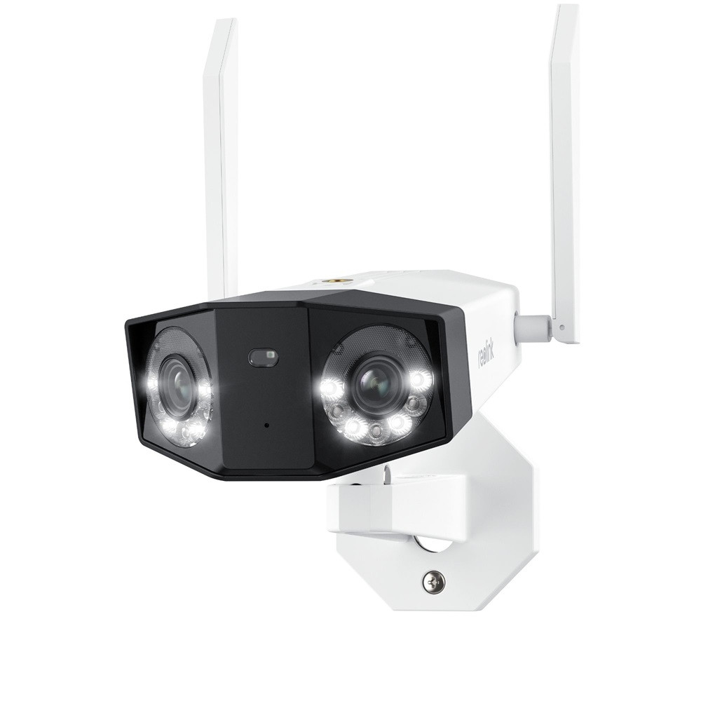 Wi-Fi kamera su dvigubu objektyvu, W730, 8MP 4K, IP66, 2.4/ 5GHz, MicroSD iki 256GB