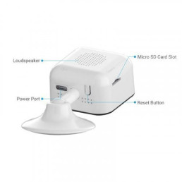 Wi-Fi vidaus kamera H1C, 1080p, Micro SD iki 256GB
