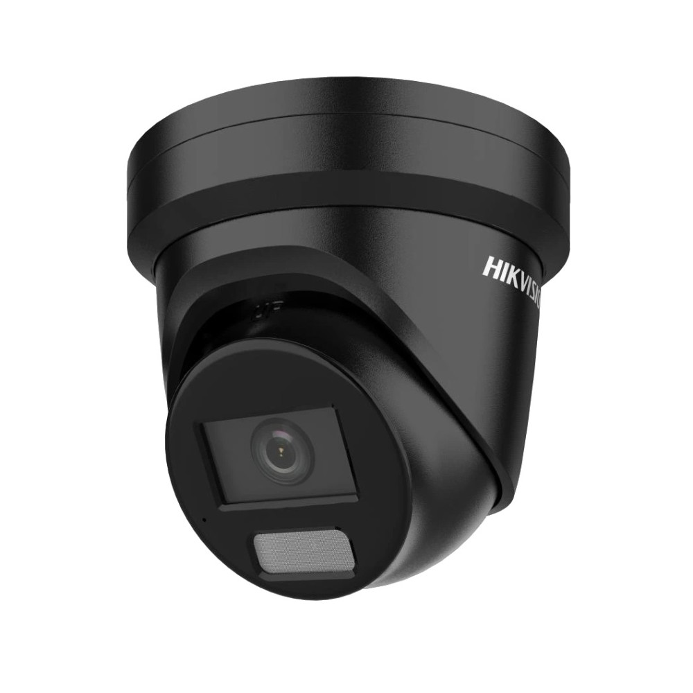IP kamera DOME, AcuSense, ColorVu, 4MP, F2.8mm, LED Hybrid Light + IR iki 30m, IP66, juoda