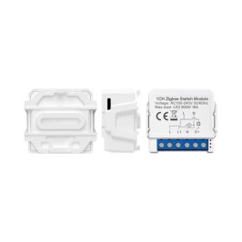 Išmani relė, 100-240Vac, ZigBee, 2 kanalų, 800W, TUYA. MQTT