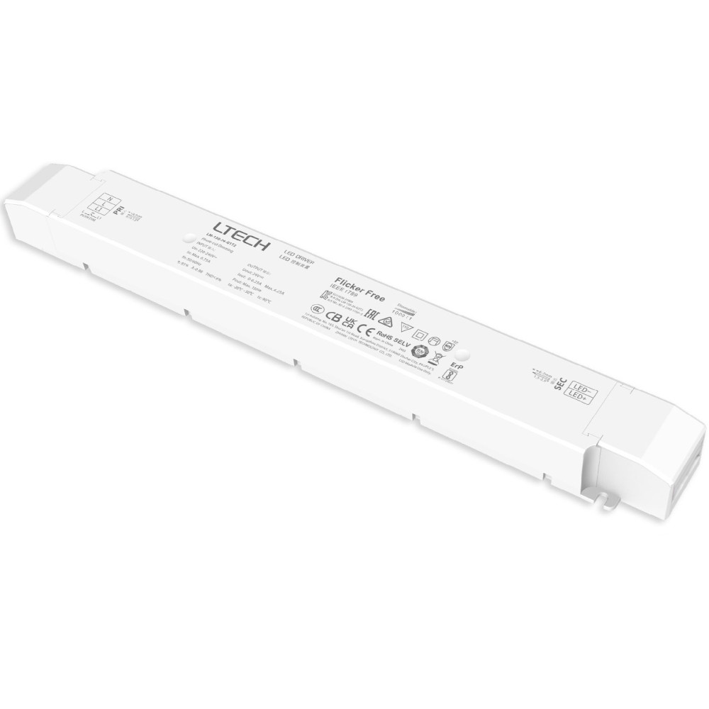 Impulsinis LED maitinimo šaltinis 12Vdc, 12.5A, 150W, NFC, PUSH DIM,TRIAC ELV, LTECH.