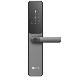 Išmani durų rankena EZVIZ, IP65, Wi-Fi 2.4GHz, su slaptažodžiu, RFID, pirštų antspaudu