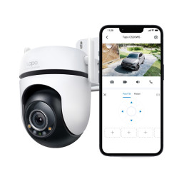 Wi-Fi lauko kamera PT, 2K 1440p, Starlight Color Night Vision, IP66, MicroSD iki 512GB