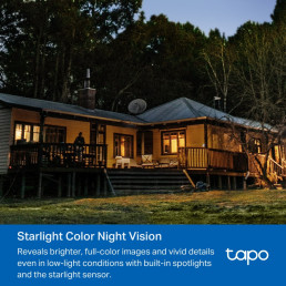 Wi-Fi lauko kamera PT, 2K 1440p, Starlight Color Night Vision, IP66, MicroSD iki 512GB