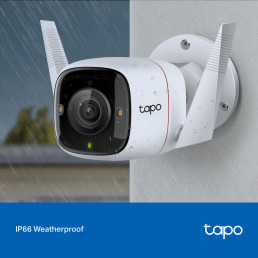 Wi-Fi lauko kamera BULLET, 2K 1440p, LAN, Starlight Color Night Vision, IP66, MicroSD iki 512GB