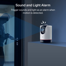 Wi-Fi vidaus kamera, 2K 1440p, Apple Homekit, Pan/ Tilt, su privatumo rėžimu, MicroSD iki 512GB