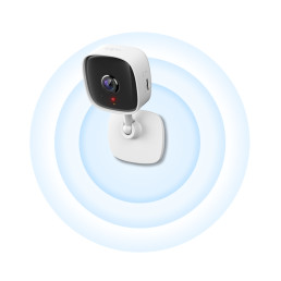 Wi-Fi vidaus kamera, 3MP 1440p 2K, MicroSD iki 256GB