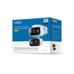 Lauko / Vidaus Wi-Fi kamera su dviem objektyvais, 2K 3MP F2.8 + F6.0, IP65, MicroSD iki 512GB