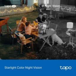 Wi-Fi lauko kamera PT, 4K 8MP, Starlight Color Night Vision, IP66, MicroSD iki 512GB