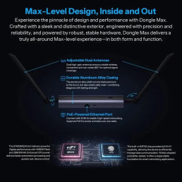 Išmanių namų adapteris Dongle MAX Zigbee/ Thread MQTT su PoE