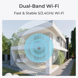 Wi-Fi vidaus kamera, E330, 5MP, 3K, 2.4GHZ + 5GHz, MicroSD iki 512GB