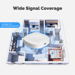 Išmanių namų Bluetooth - Wi-Fi signalo stotelė, USB C, BRIDGE, MESH, TUYA / Smart Life