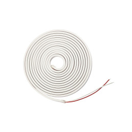 LED juosta NEON FLEX 24Vdc, 9.6W/ m, 120LED/ m, 4x10mm šiltai balta, 10m ritė, IP67, AKTO