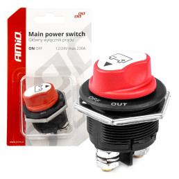 Mechaninis masės jungiklis 12V/ 32V 200A (maks. 1000A) AMiO