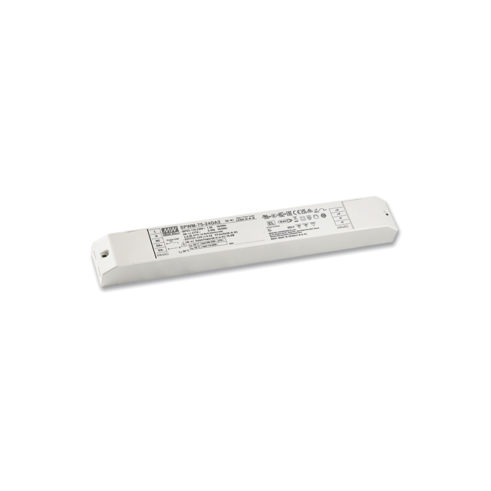 Impulsinis maitinimo šaltinis LED 24V 3.2A, valdomas DALI2