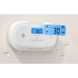 Autonominis CO smalkių jutiklis X-Sense XC04-WX Wi-Fi, 85dB, CR123A