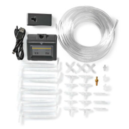 Išmanioji kambarinių augalų laistymo sistema, 5V DC mikro-USB arba baterijos 4xAA, 0.3bar., vamzdelių Ø1/ 4", IPX3, vald...
