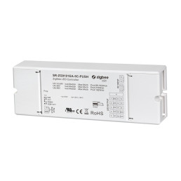 LED valdiklis 12-48V DIM / RGBW / CCT / RGB + CCT, PUSH-DIM, ZigBee, 5x8A, Sunricher