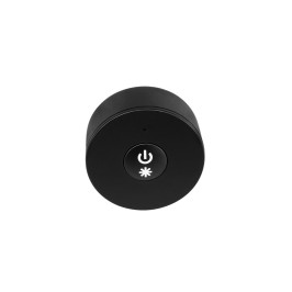 LED juostų valdymo sistemos nuotolinis jungiklis, DOT, apvalus Easy-RF serija, juodas