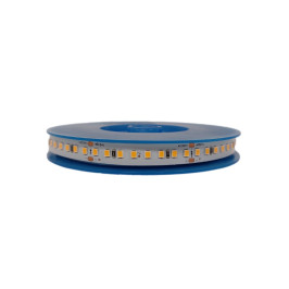 LED juosta 5m ritė, 24Vdc, 160LED/ m, 7.2W/ m, 175lm/ W, šiltai balta 3000K, Bridgelux SMD
