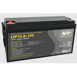 Akumuliatorius LiFePO4 12.8V 150Ah su T16 (M8) kontaktais NPP