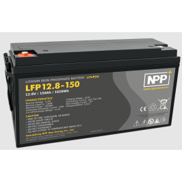 Akumuliatorius LiFePO4 12.8V 150Ah su T16 (M8) kontaktais NPP
