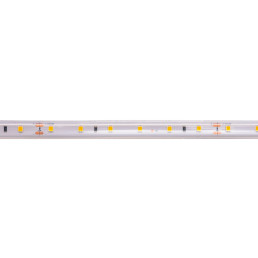 LED juosta 5m ritė 24V 14.4W/ m hermetiška IP67, T formos, šiltai balta 3000K