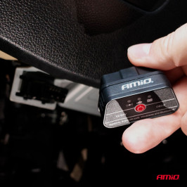 OBD2 diagnostikos skeneris, PIC25K80, Bluetooth, AMIO