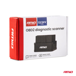 OBD2 diagnostikos skeneris, PIC25K80, Bluetooth, AMIO