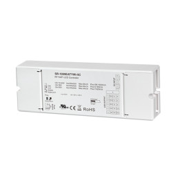 LED valdiklis RGB + CCT + DIM, 5 x 8A, RF + TUYA, PUSH-DIM 12-48Vdc