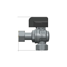 SENA VA30 DK kampinis ventilis 1/ 2" v/ v, su laisva veržle