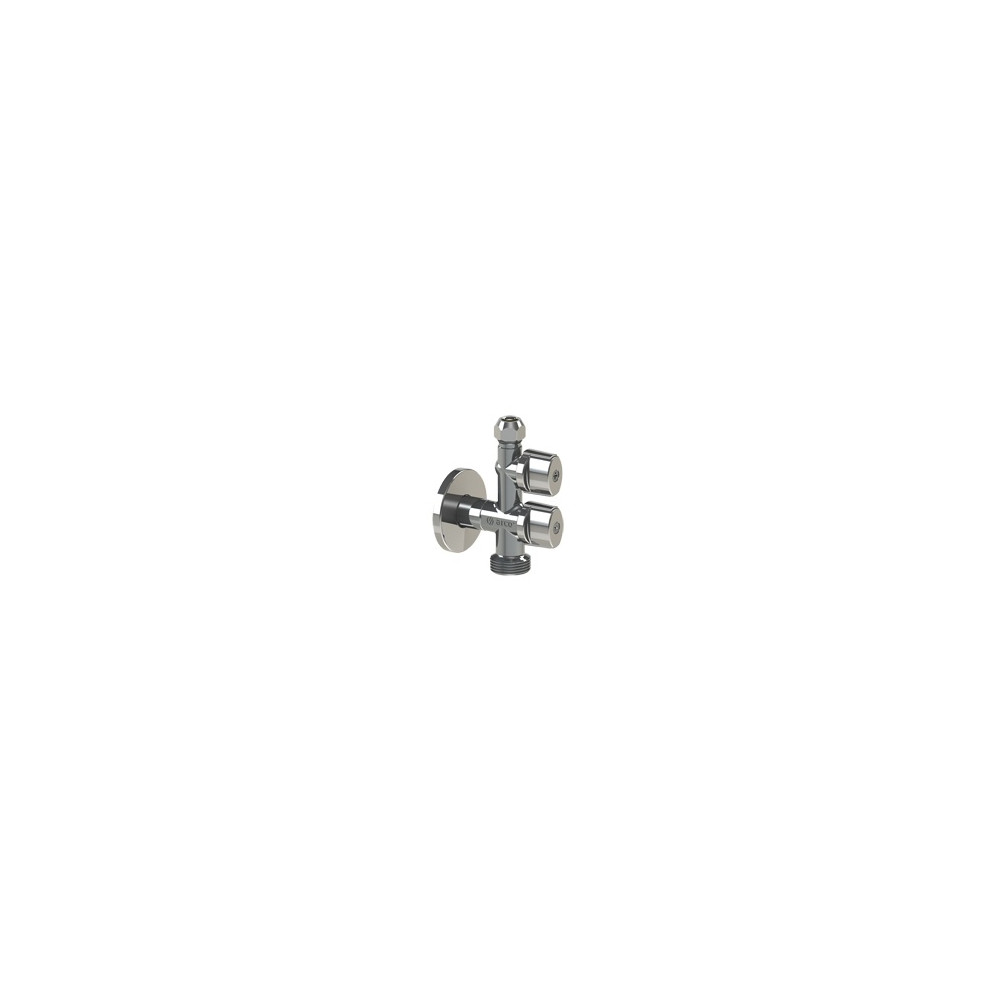 Kampinis ventilis L combi išorinis srėgis 1/ 2" x 3/ 4" x Ø10 3/ 8"