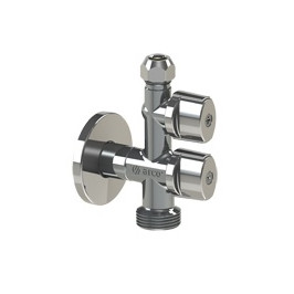 Kampinis ventilis L combi išorinis srėgis 1/ 2" x 3/ 4" x Ø10 3/ 8"