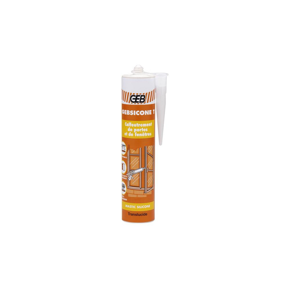 Bespalvis silikonas "GEBSICONE W" 310 ml. (893403)